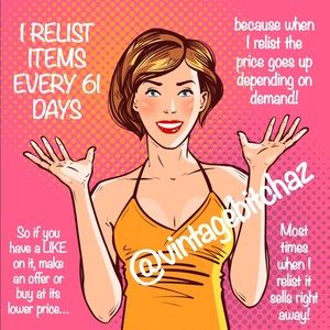 I Relist Every 61 Days…